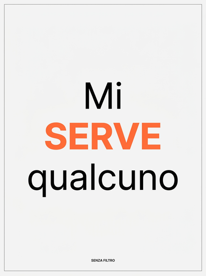 Serie DOPPIO SENSO — Una parola cambia tutto — Mi SERVE qualcuno