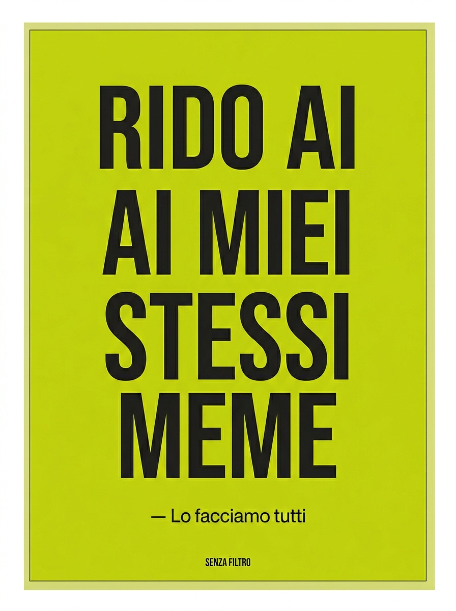 Serie LO FACCIAMO TUTTI — Tabù quotidiani — Rido ai miei stessi meme.
