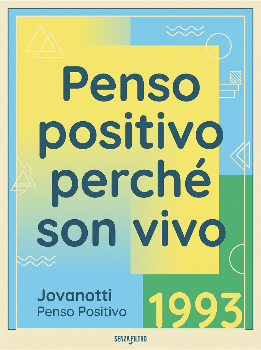 Serie NOSTALGIA '90 — Le canzoni che ti hanno cresciuto — Penso positivo perché son vivo — Jovanotti