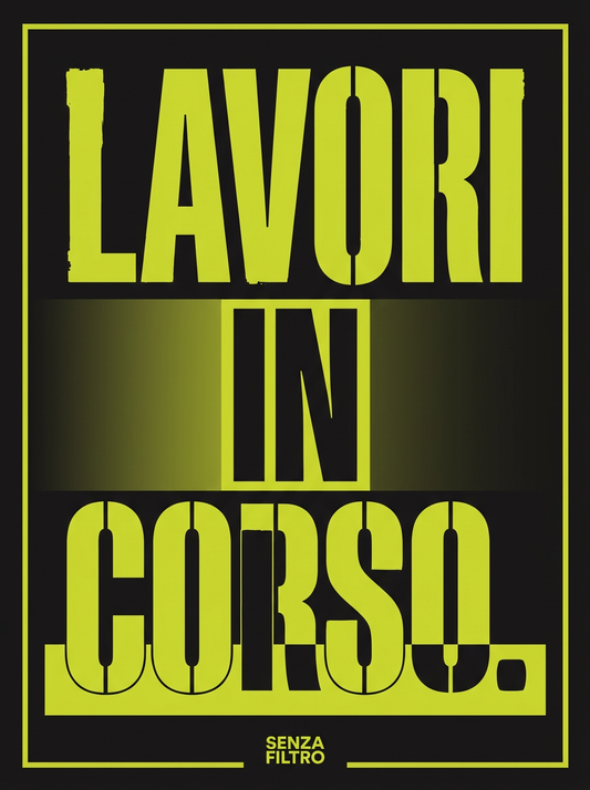 Serie SLOGAN GENERATION — Bio Instagram stampata — Lavori in corso