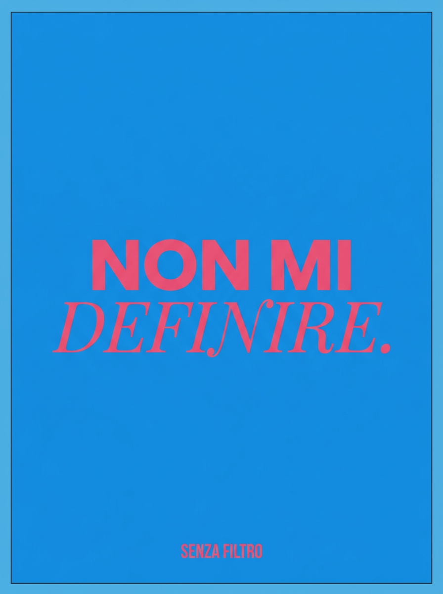 Serie SLOGAN GENERATION — Bio Instagram stampata — Non mi definire