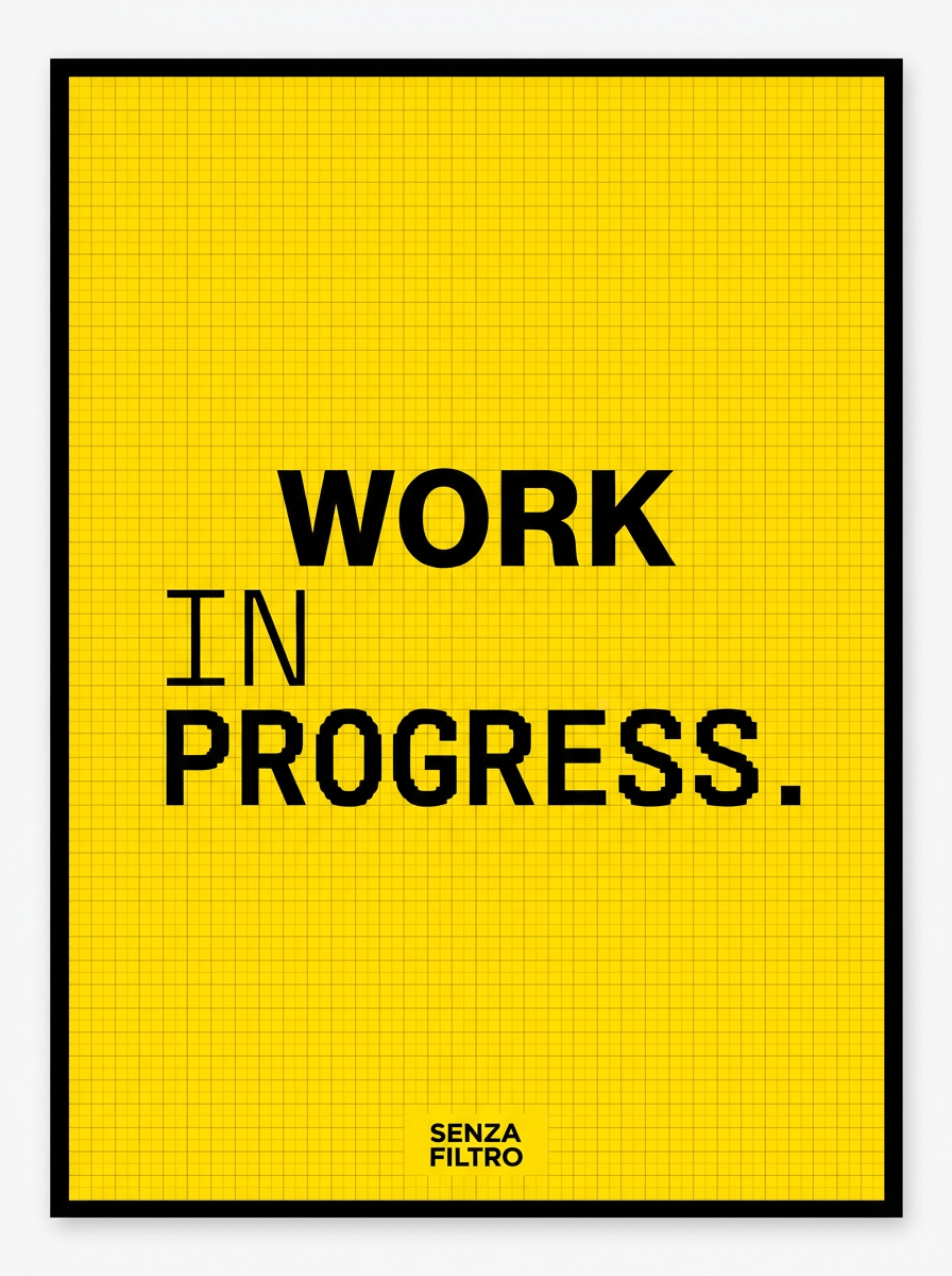 Serie SLOGAN GENERATION — Bio Instagram stampata — Work in progress