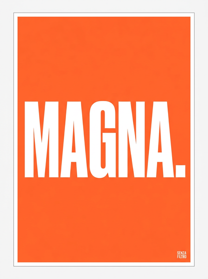 Serie UNA PAROLA BASTA — Minimalismo radicale — MAGNA.